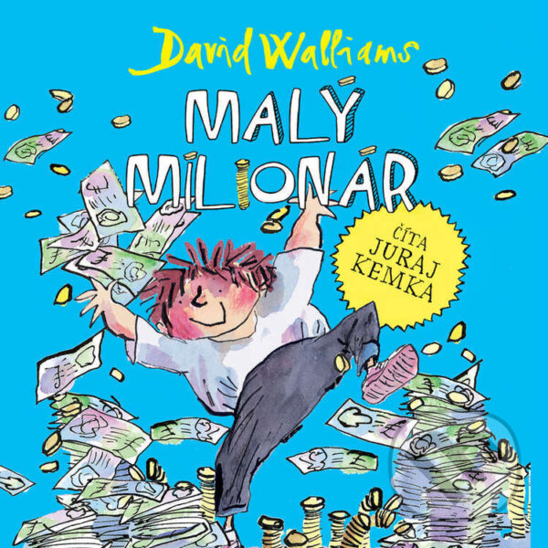 Audiokniha: Malý milionár (David Walliams). Wisteria Books, Slovart, 2025