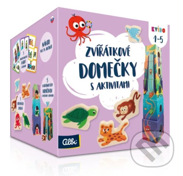 Levně Kvído Zvířátkové domečky s aktivitami - hra z kategorie Vzdelávacie hry