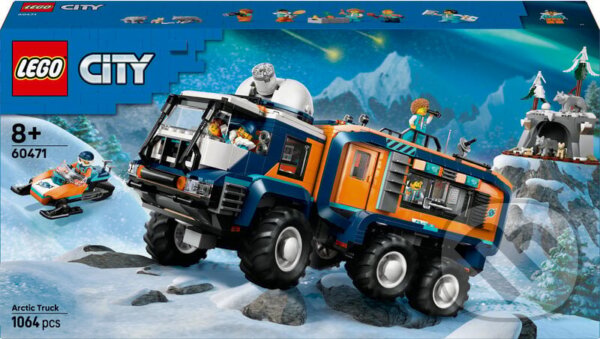 Společenská hra: LEGO® City 60471 Nákladné auto s laboratóriom pre prieskumníkov Arktídy (LEGO). LEGO, 2025