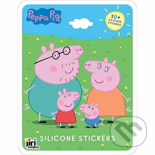 Levně Hra se silikonovými samolepkami Prasátko Peppa