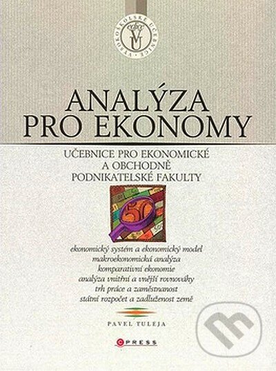 Levně Analýza pro ekonomy - Pavel Tuleja - kniha z kategorie Vysoké školy