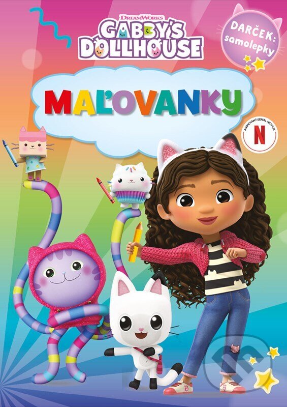 Gabikin kúzelný domček - Maľovanky so samolepkami