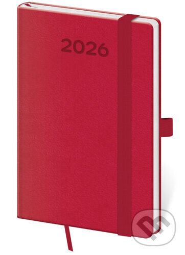 Levně Kapesní diář 2026 Print Pop malinový