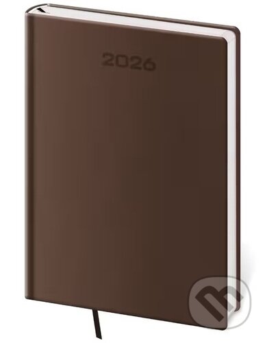 Denní diář 2026 A5 Soft hnědý (Helma). Helma, 2025