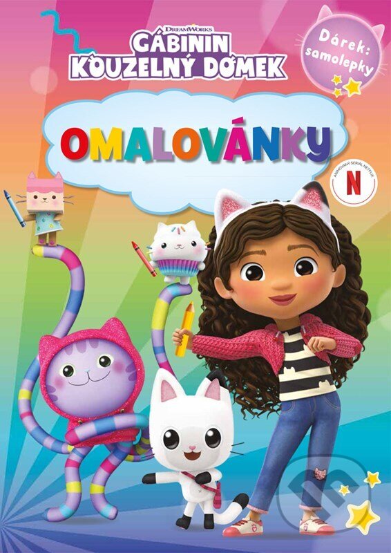 Gábinin kouzelný domek - Omalovánky (Se samolepkami)