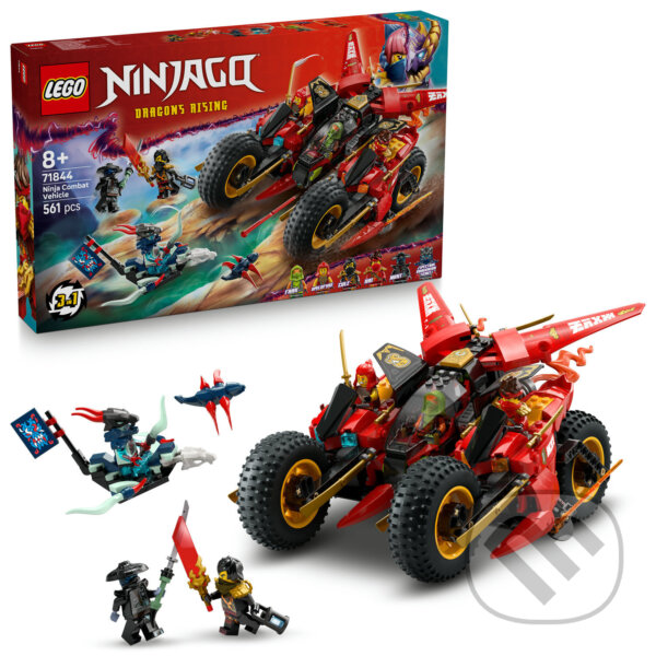 Spoločenská hra: LEGO® NINJAGO® 71844 Bojové vozidlo nindžov (LEGO). LEGO, 2025