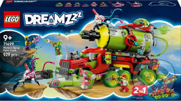 Levně LEGO® DREAMZzz™ 71499 Mateovo vozidlo v podobe farby v spreji - hra z kategorie Ostatné