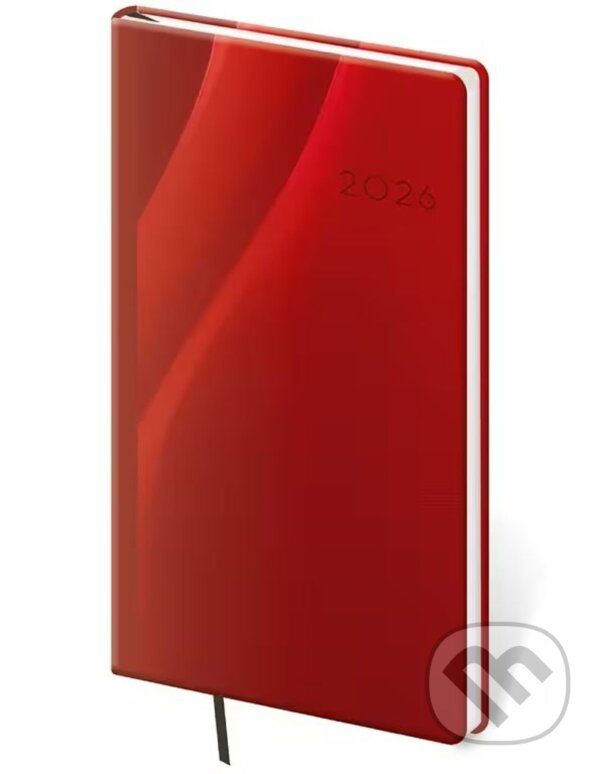 Levně Kapesní diář 2026 Vario Red design