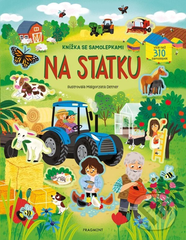 Levně Knížka se samolepkami: Na statku - Joli Hannah, Malgorzata Detner (ilustrátor) - kniha z kategorie Beletria