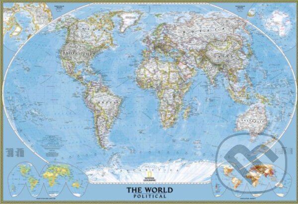 Levně Svet, nástenná mapa National Geographic