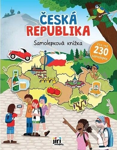 Levně Česká republika - samolepková knížka (Více než 230 samolepek) - kniha z kategorie Samolepky