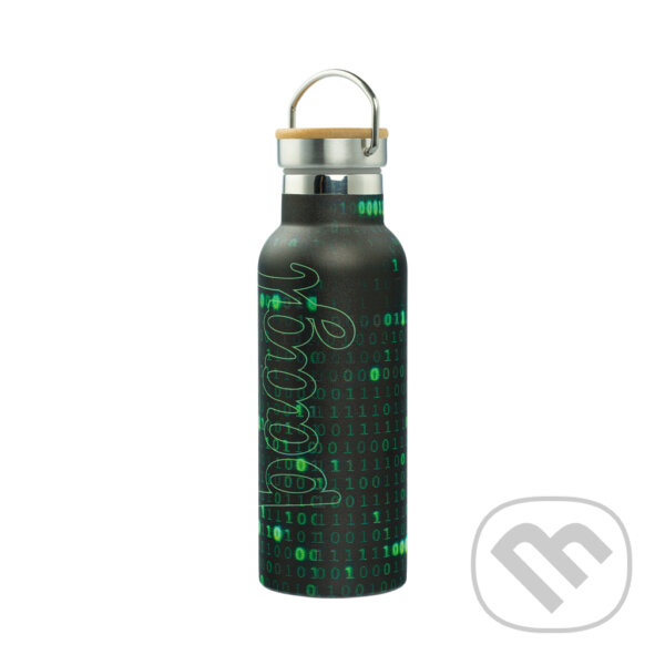 Levně Termofľaša s bambusovým viečkom Baagl Numbers (500 ml)