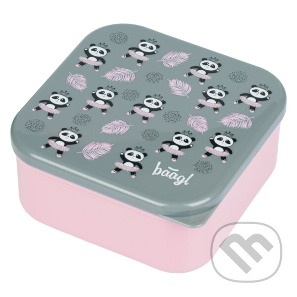 Levně Box na desiatu Baagl Panda (4 v 1)