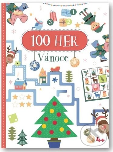 Levně 100 her Vánoce 4+ - kniha z kategorie Hravé úlohy