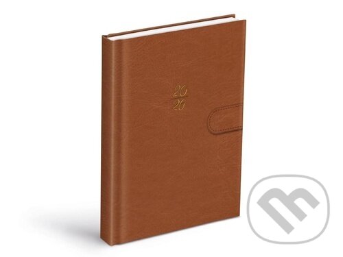 Diář 2026 D801 PU brown s magnetem (MFP). MFP, 2025