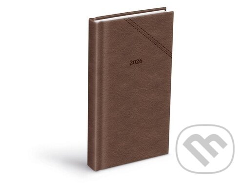 Diář 2026 D802 PU dark brown (MFP). MFP, 2025