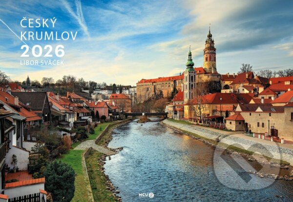 Levně Kalendář 2026 Český Krumlov - nástěnný na šířku - Libor Sváček
