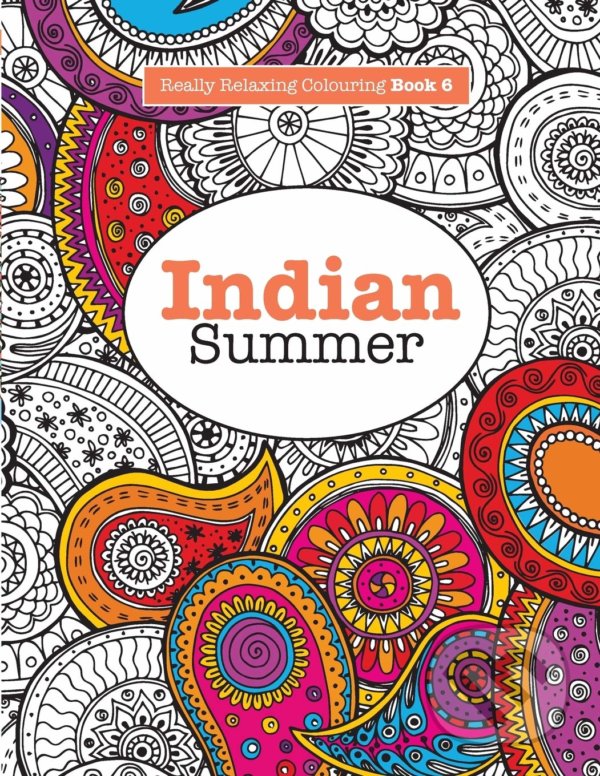 Levně Indian Summer (A Jewelled Journey through Indian Pattern and Colour) - kniha z kategorie Omaľovávanky