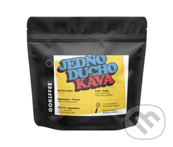 Kávy a čaje: Jednoducho káva espresso blend (Goriffee). Goriffee, 2025