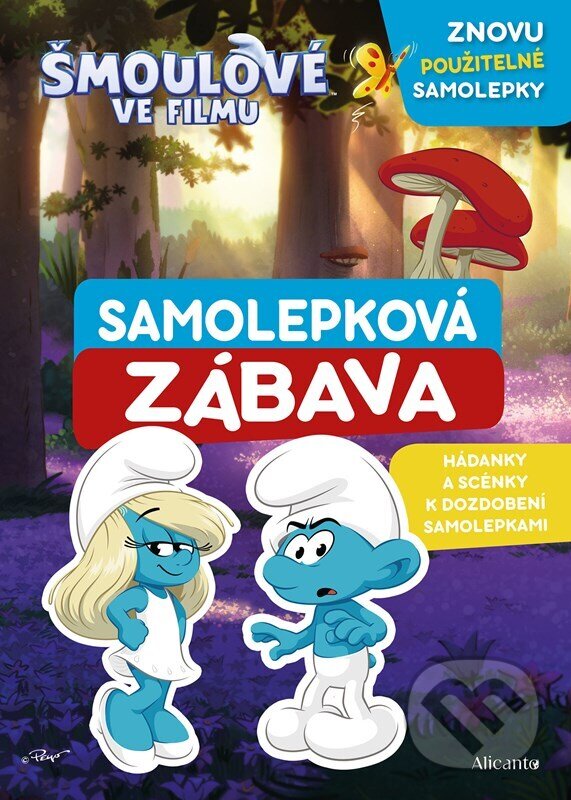 Levně Šmoulové ve filmu – Samolepková zábava - kolektív autorov - kniha z kategorie Hravé úlohy