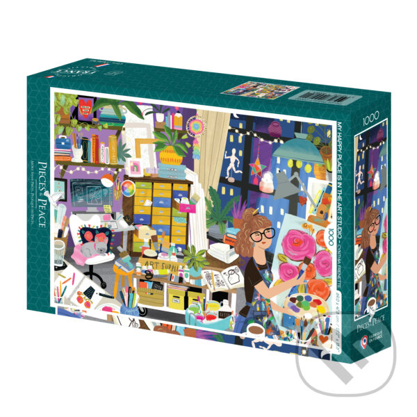 Levně My Happy Place is in the Art Studio - puzzle z kategorie Umelecké