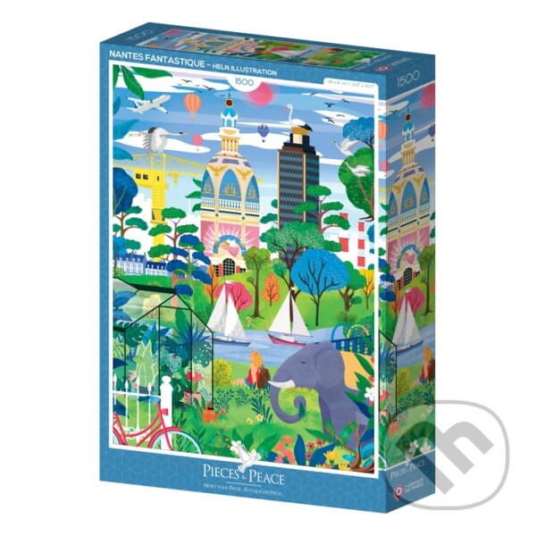 Levně Fantastické Nantes - puzzle z kategorie Mestá a stavby