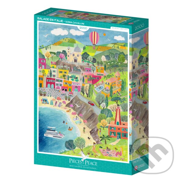 Levně Pešia turistika v Taliansku - Sonia Cavallini - puzzle z kategorie Mestá a stavby