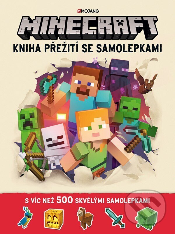 Levně Minecraft: Kniha přežití se samolepkami - kolektív autorov - kniha z kategorie Beletria