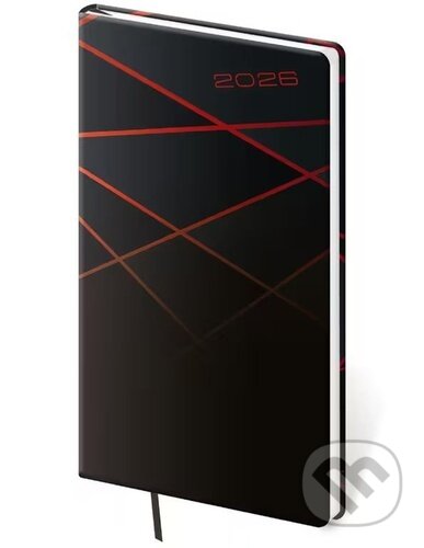 Levně Kapesní diář 2026 Vario Black design