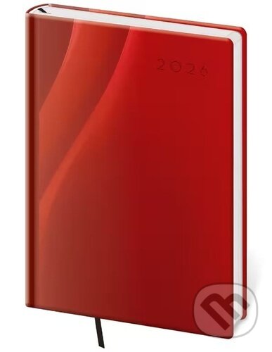Levně Denní diář 2026 A5 Vario Red design