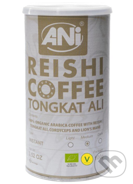 Levně Tongkat ali Reishi BIO instantná káva plechovka