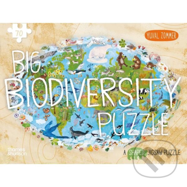 Levně The Big Biodiversity Puzzle (A Shaped Jigsaw Puzzle by Yuval Zommer) - puzzle z kategorie 60 – 300 dielikov