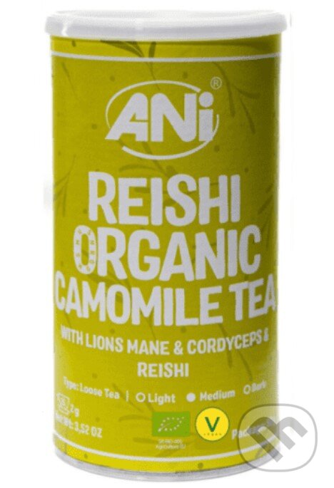 Levně Rumančekový BIO Reishi čaj plechovka