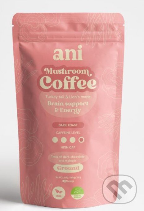 ANi Mushroom Coffee Brain suport & Energy - mletá káva