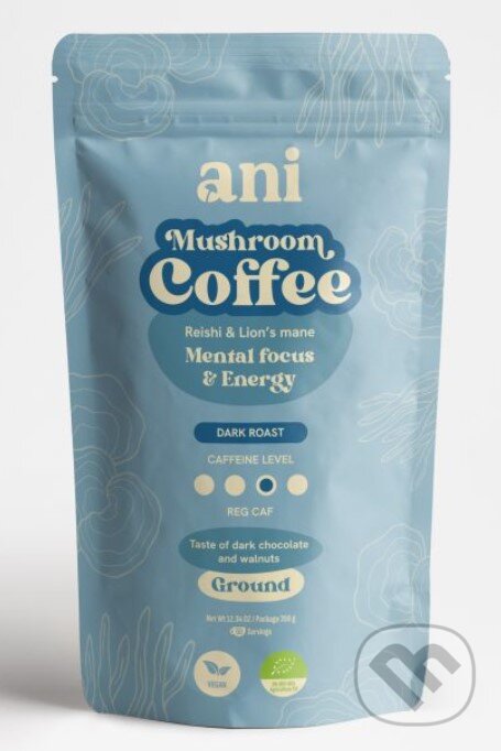 Levně ANi Mushroom Coffee Mental focus & Energy - mletá káva