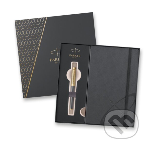 Parker IM Premium Arrow GT roller, dárková sada se zápisníkem