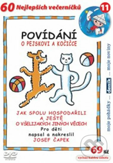 Levně Povídání o pejskovi a kočičce - DVD - Josef Čapek, Čapek Josef - film z kategorie Animované rozprávky