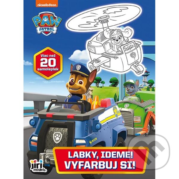 Levně Vyfarbuj si! Labková patrola: Labky, ideme! - kniha z kategorie Omaľovávanky, vystrihovanie, papier