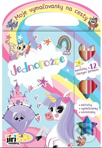 Levně Moje maľovanky na cesty: Jednorožce - kniha z kategorie Omaľovávanky, vystrihovanie, papier