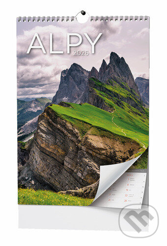 Alpy 2026 - nástěnný kalendář (Baloušek). Baloušek, 2025