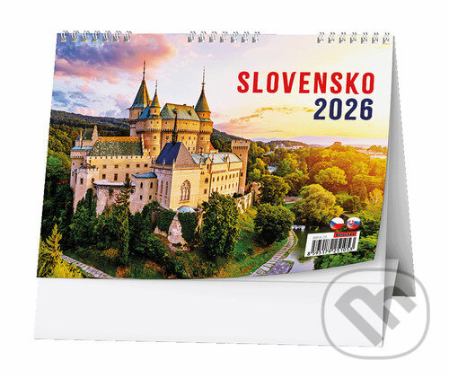 Slovensko 2026 - stolní kalendář (Baloušek). Baloušek, 2025