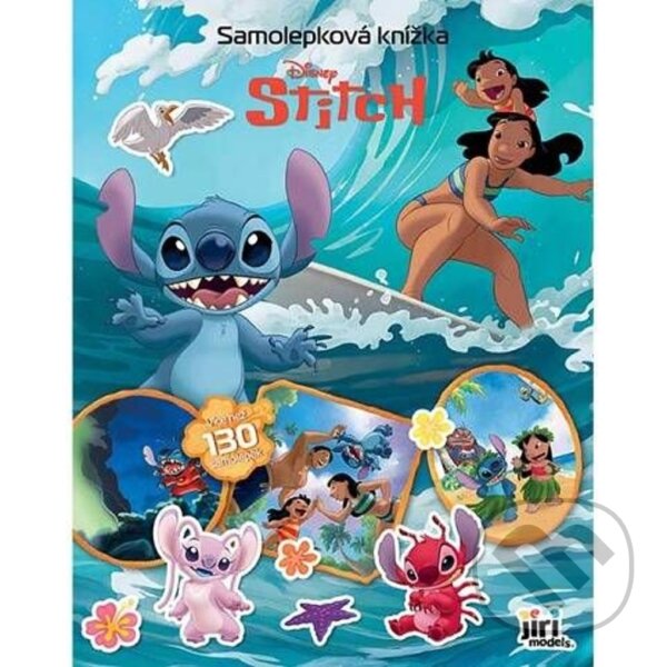 Levně Samolepková knížka Lilo & Stitch - kniha z kategorie Omaľovávanky, vystrihovanie, papier
