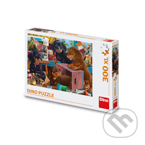 Levně Jezevčíci XL - puzzle z kategorie 60 – 300 dielikov