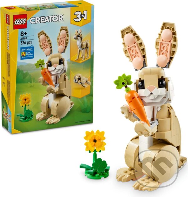 Spoločenská hra: LEGO® Creator 3 v 1 31162 Roztomilý zajačik (LEGO). LEGO, 2025
