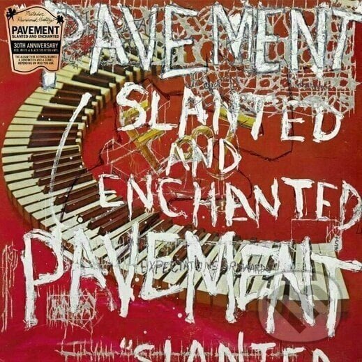 Hudobné CD: Pavement: Slanted & Enchanted (Red & White Splatter) LP (Hudobné albumy). Hudobné albumy, 2022