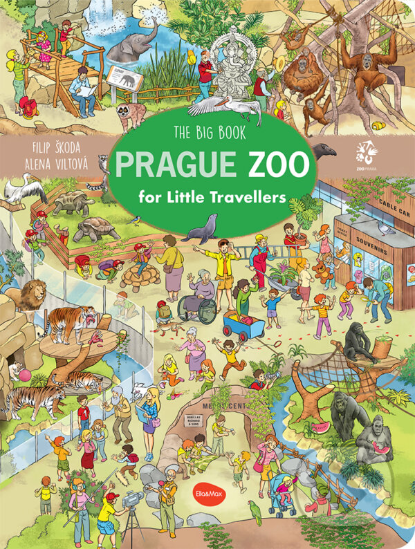 Levně The Big Book ZOO PRAGUE for Little Travellers - Filip Škoda (ilustrátor), Alena Viltová - kniha z kategorie Naučné knihy