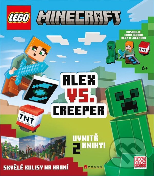 Levně LEGO® Minecraft®. Alex vs. Creeper (Krabička plná dobrodružství) - kniha z kategorie Hravé úlohy