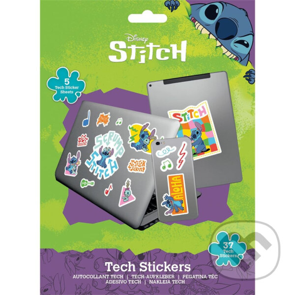 Levně Lilo & Stitch Samolepky 37 ks