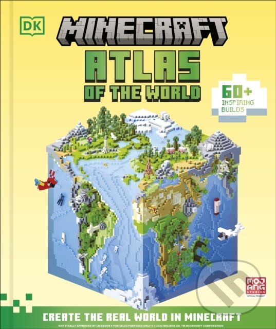 Levně Minecraft Atlas of the World (Create the Real World in Minecraft with 60+ Inspiring Builds) - kniha z kategorie Naučné knihy