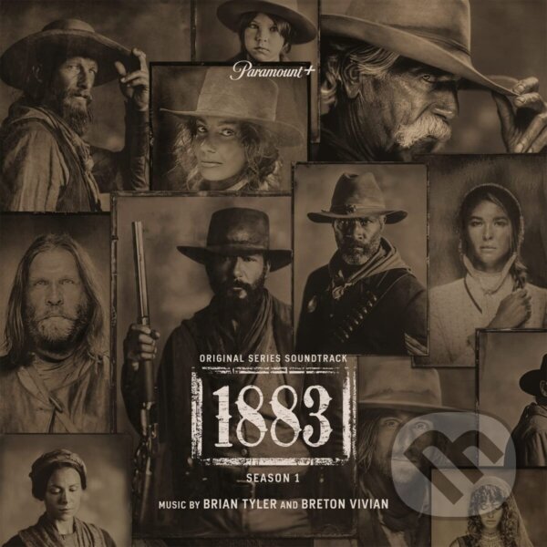 Hudobné CD: Brian Tyler: OST 1883 (Gold & Black Marbled) LP (Bertus). Bertus, 2022
